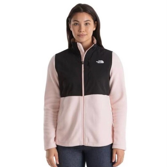 The north Face Tundra fleece jacket pink small